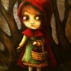 "Red Riding Hood"
Tiny acrylic